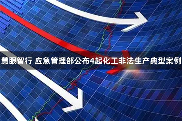 慧眼智行 应急管理部公布4起化工非法生产典型案例